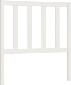 vidaXL Tăblie de pat, alb, 81x4x100 cm, lemn masiv de pin