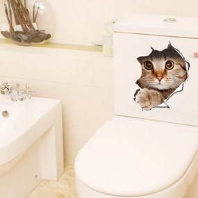 Sticker decorativ Here I am - Cute Kitty 29 x 21 cm