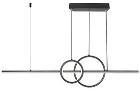 Lustră LED pe cablu LED/15W/230V 4000K negru