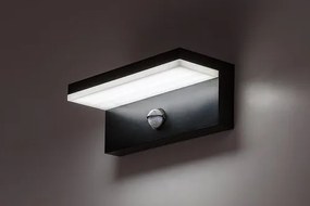 Aplica LED iluminat exterior cu senzor IP54 Zaragoza negru
