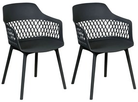 Set 2 buc scaun tip bar Anneli (negru). 1077426