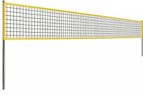 SPORTNOW Set Volei și Badminton, stâlpi din oțel cu înălțime reglabilă, geantă de transport, pentru gazon plajă grădină | Aosom Romania