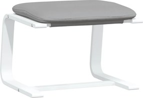 vidaXL Taburet, gri deschis, 51x41x40 cm, material textil