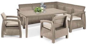 Set de mobilier de grădină Corfu Relax duo cu masă Futura pentru cappuccino