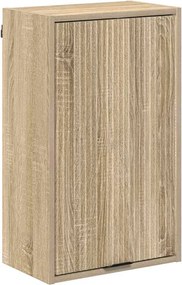 vidaXL Dulap de Baie Pe perete cu ușă Stejar Sonoma 39 x 23,5 x 65 cm