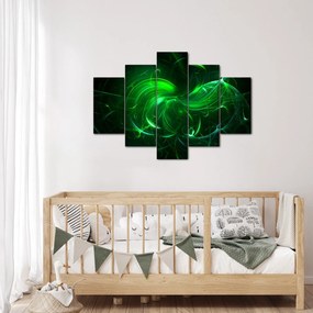Tablou - abstracție verde (150x105 cm)