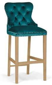 Scaun Bar Madame Aqua/Stejar BL85 L70 cm