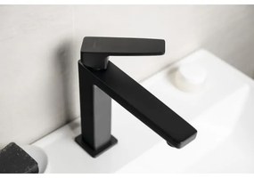 Sapho - Baterie pentru lavoar TURSI 19 cm negru mat