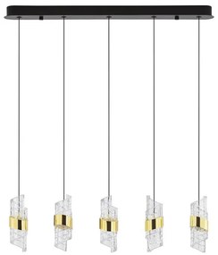 Lustra cu 5 pendule LED design modern Seneca