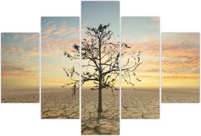 Tablou - Copac în deșert (150x105 cm)