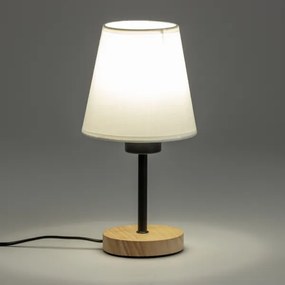 Lampă de masă Brilagi NUBILA WOOD 1xE27/25W/230V stejar/alb