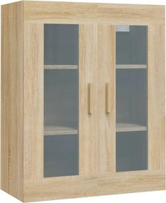 vidaXL Dulap de perete suspendat, stejar sonoma, 69,5x34x90 cm