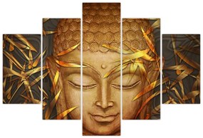 Tablou - Buddha de aur (150x105 cm)