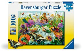PUZZLE LUMEA MINUNATA A INSECTELOR 100 PIESE XXL - RAVENSBURGER (RVSPC04049)