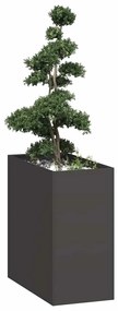vidaXL Jardinieră Negru 40x80x80 cm Oțel