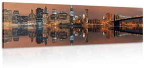 Tablou reflecția Manhattan-ului în apă