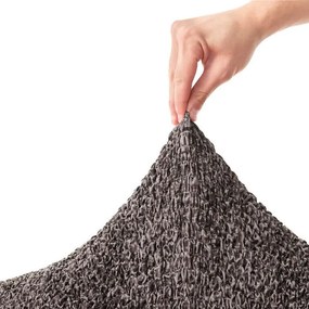 Gaico Huse bielastice MARMO maro fotoliu cu manere de lemn (l. 40 - 70 cm)