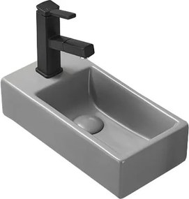 Mexen Inez chiuvetă de blat dreapta 40 x 20 cm, gri deschis mat - 21484061R