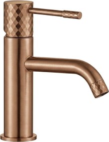 Baterie pentru lavoar Rea Lungo Diamond Brush Copper