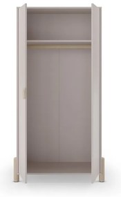 Șifonier de copii crem din lemn de pin 93x180 cm Enola – Marckeric