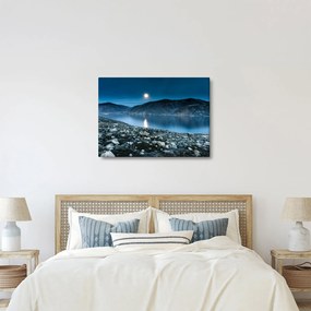 Tablou - Islanda noaptea (70x50 cm)