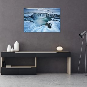 Tablou - Cascadele zeilor, Islanda (90x60 cm)