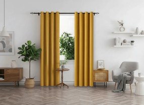2x draperie galbena OXFORD 140x250 cm