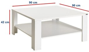 Măsuță de cafea Salome 3 (alb) . 1109370
