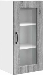 vidaXL Dulap de bucătărie Kalmar Gri Sonoma 40 x 31 x 80 cm