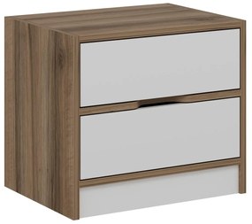 Noptieră Erich (Nuc + Alb) . 1102094