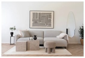 Pătură crem din blană artificială 130x180 cm Galena – House Nordic