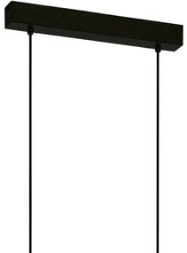 Lustră pe cablu Eglo 43712 TOWNSHEND 6xE27/60W/230V negru