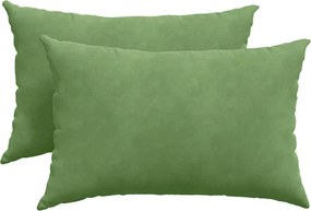 vidaXL Perne pentru canapea 2 pcs Lysegrønn 60 x 40 cm