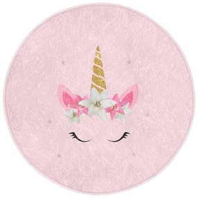 Covor pentru copii roz ø 100 cm Comfort – Mila Home