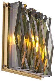 Aplica de perete cu aspect arhitectural Nuvola S alama antic/ verde