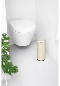 Suport hartie igienica Brabantia ReNew 1006274, Triplu, Rezistent la coroziune, Bej
