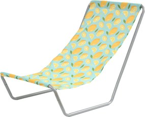 Set de 2 sezlonguri de plaja pliabile SAND LEMON, colorate