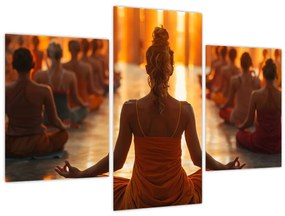 Tablou - Lecții de yoga (90x60 cm)