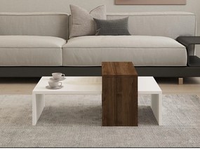 Masă de cafea Glowie (Nuc + Alb). 1089470