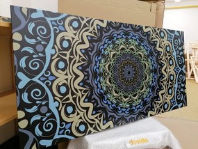 Tablou Mandala abstractă în stilul vintage