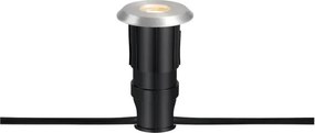 Markslöjd 107717 - Corp de iluminat LED încastrat pentru exterior GARDEN24 3W/24V IP44 negru/crom mat