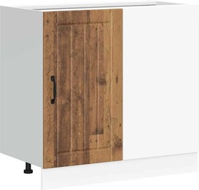 vidaXL Dulap de bază pentru bucătărie „Lucca” Lemn vechi lemn prelucrat