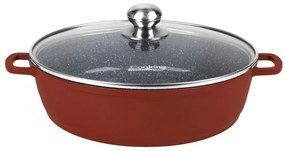 Cratiță din aluminiu cu capac 40x9.8 cm, 11L – Cooking by Heinner, Colecția Calabria HR-JLG-J40JCR, ideală pentru gătit în volum mare