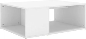 vidaXL Măsuță de cafea, alb, 90x67x33 cm, lemn prelucrat