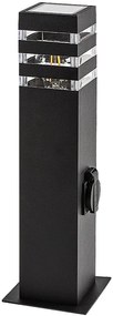 Stalp iluminat exterior cu priza, Protectie IP44, Ankara