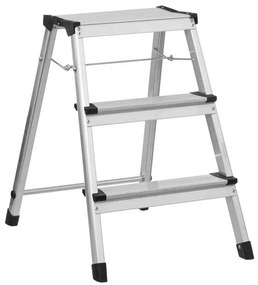 Scara 5five, aluminiu, 3 trepte, 43 x 63 x H 60.5 cm