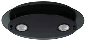 Plafonieră Lucide 79181/02/30 OKNO 2xGU10/5W/230V negru