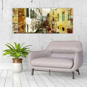Tablou - Strada din Veneția (120x50 cm)
