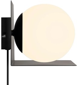 Aplica de perete cu raft pentru camera copii Lilibeth negru