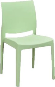 SET 4 SCAUNE PASTELLO - POLIPROPILENA - HORECA - VERDE FISTIC
